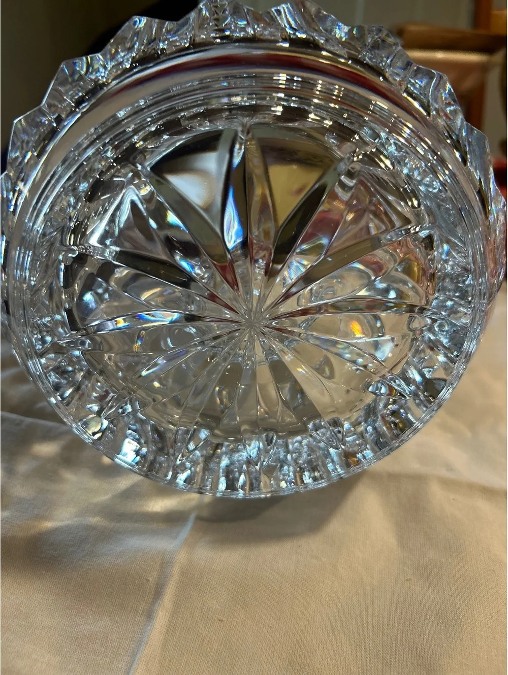 ready  THE ANTIQUE YARD Vintage JG Durand 'Vincennes' Crystal Champagne Cooler